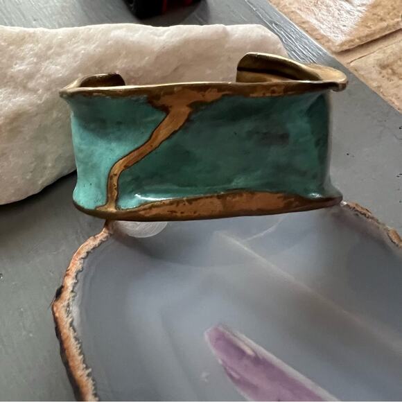 LAZARO GUTIERREZ solid Brass Cuff Bracelet - Picture 11 of 11